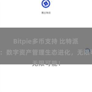 Bitpie多币支持 比特派钱包：数字资产管理生态进化，无限可能！