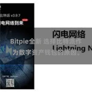 Bitpie全新 选择比特派作为数字资产钱包的原因。