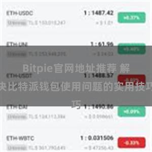 Bitpie官网地址推荐 解决比特派钱包使用问题的实用技巧