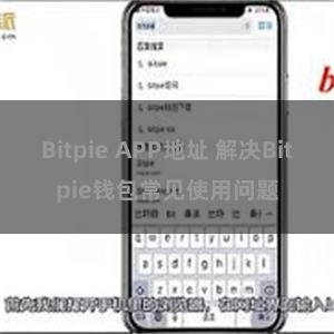 Bitpie APP地址 解决Bitpie钱包常见使用问题