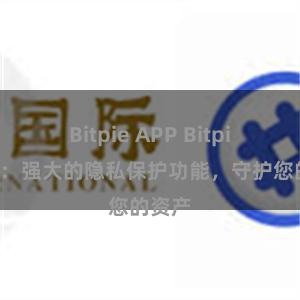 Bitpie APP Bitpie钱包：强大的隐私保护功能，守护您的资产