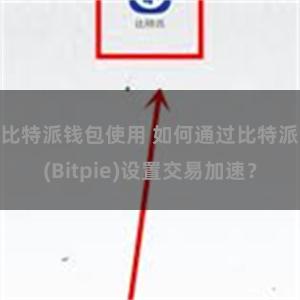 比特派钱包使用 如何通过比特派(Bitpie)设置交易加速？