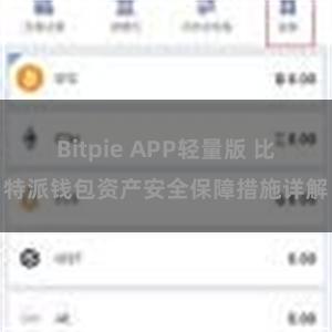 Bitpie APP轻量版 比特派钱包资产安全保障措施详解