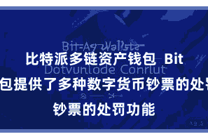 比特派多链资产钱包  Bitpie钱包提供了多种数字货币钞票的处罚功能