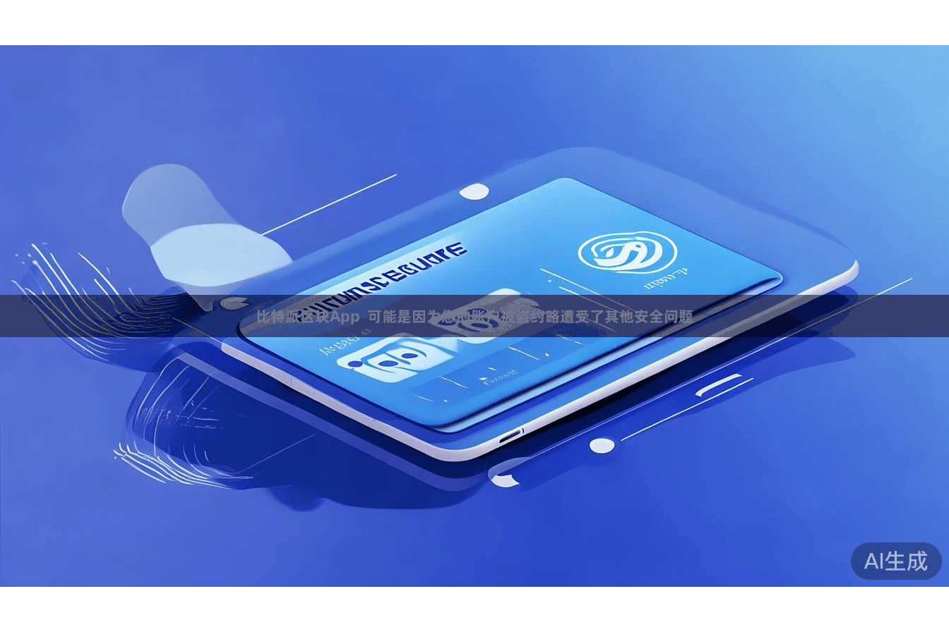 比特派区块App  可能是因为您的账户被盗约略遭受了其他安全问题
